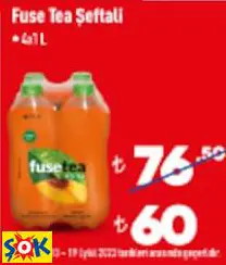 FUSE TEA ŞEFTALİ • 4X1 L